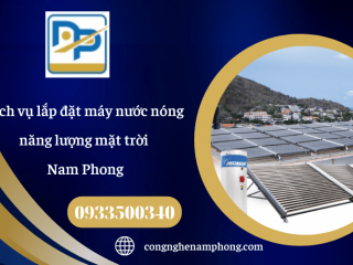 Lắp đặt máy nước nóng - tiết kiệm điện năng nhờ tận dụng năng lượng mặt trời 